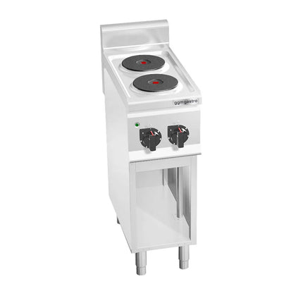 GGM Gastro Bếp Điện - 4kW - 2 Mặt - Có Kệ Dưới Hở