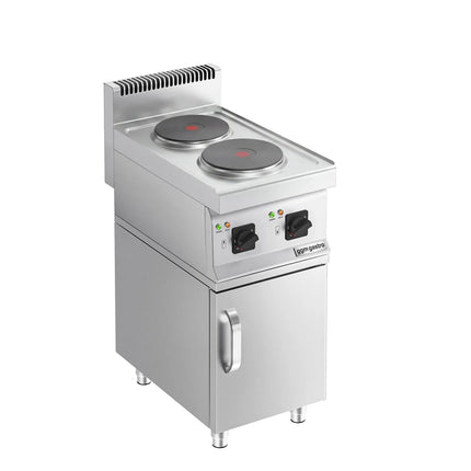 GGM Gastro Bếp Điện - 4kW - 2 Mặt - Có Tủ Bệ - 1 Cánh