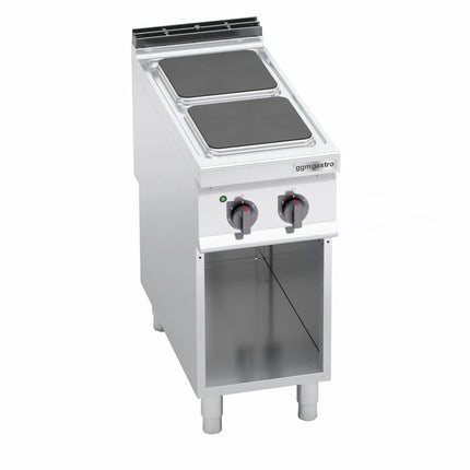 GGM Gastro Bếp Điện - 7kW - 2 Mặt - Có Kệ Dưới Hở - Hạng Nặng