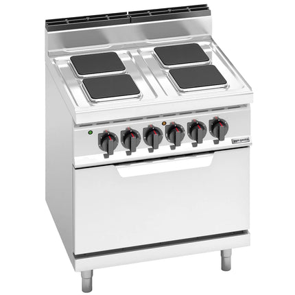 GGM Gastro Bếp Điện Liền Lò - 17.9kW - 4 Mặt - Kèm Lò Điện Tĩnh - 7.5kW