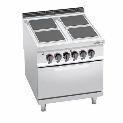 GGM Gastro Bếp Điện Liền Lò - 21.5kW - 4 Mặt - Kèm Lò Điện Tĩnh - 7.5kW