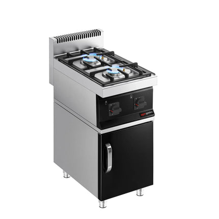 GGM Gastro Bếp Gas - 10kW - 2 Họng - Có Tủ Bệ - 1 Cánh