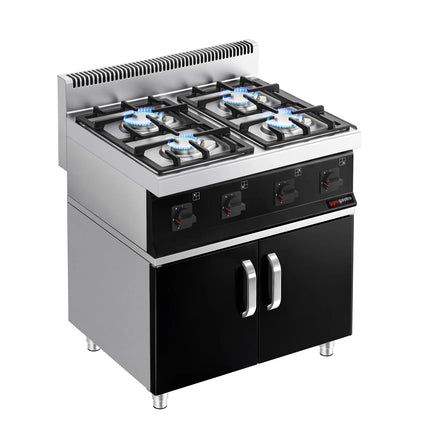 GGM Gastro Bếp Gas - 23kW - 4 Họng - Có Tủ Bệ - 2 Cánh