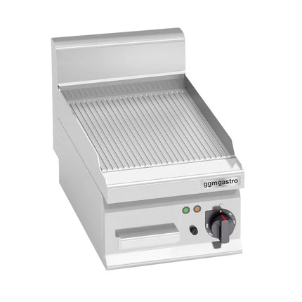 GGM Gastro Bếp Nướng Điện - 4kW - Mặt Rãnh - Diện Tích Nấu: 296x430mm