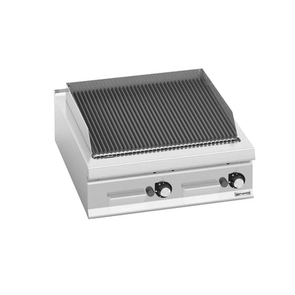 GGM Gastro Bếp Nướng Gas - 18kW - Để Bàn - Sâu 900mm - 2 Họng - Vỉ Gang