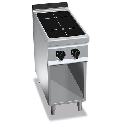 GGM Gastro Bếp Từ Đứng - 10kW - 2 Vùng - Có Kệ Dưới Hở