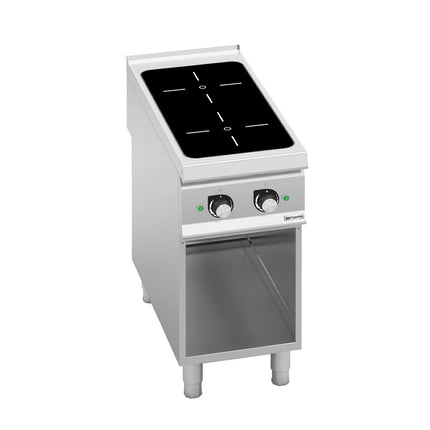 GGM Gastro Bếp Từ Đứng - 10kW - 2 Vùng - Có Kệ Dưới Hở
