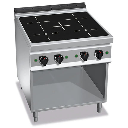 GGM Gastro Bếp Từ Đứng - 20kW - 4 Vùng - Có Kệ Dưới Hở