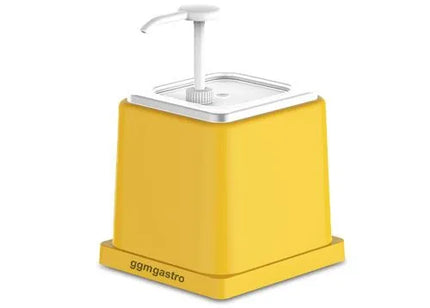 GGM Gastro Bình Đựng Mù Tạt / Nước Sốt - 2L - Polypropylene - Vàng