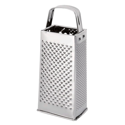 GGM Gastro Box Grater HEAVY DUTY - Height: 241mm - 4 Sided - Stainless Steel
