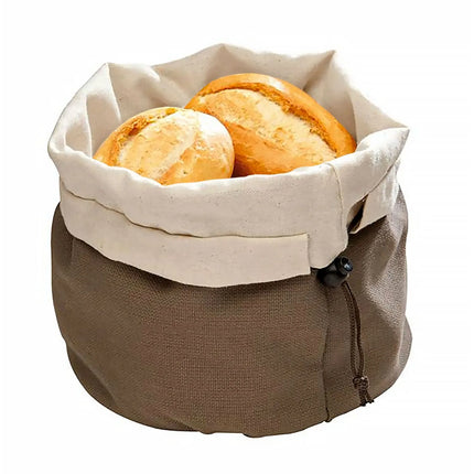 GGM Gastro Bread Warmer Bag - with Heat Pad - 19 x 19 cm - Brown