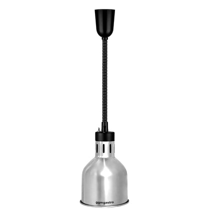 GGM Gastro Buffet Infrared Heat Lamp - Rise and Fall - Diameter 175mm - 275W - E27 - Cord 600–1500mm