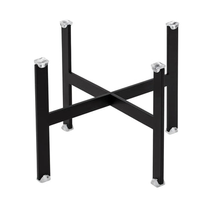 GGM Gastro Buffet Stand - Powder-coated stainless steel - Black - square - Height: 170mm - suitable for platters & plates from 210mm