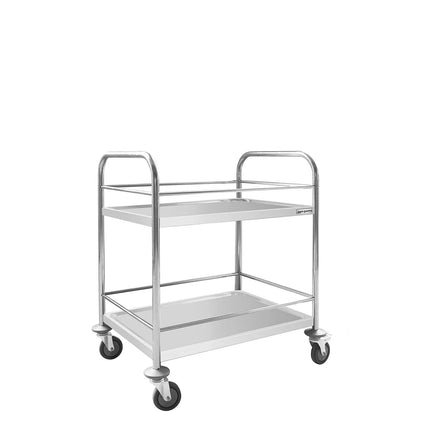 GGM Gastro Catering Trolley - Commercial Service & Clearing Trolley - 705x405mm - 2 Tier - with reinforced frame - with quiet castors