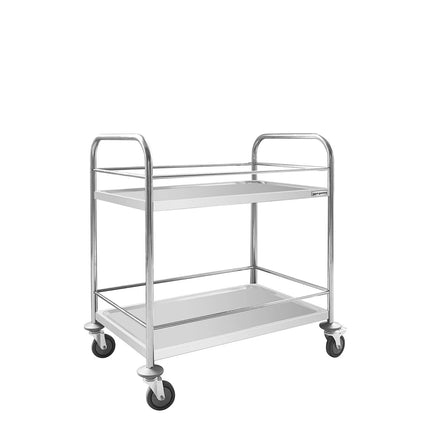 GGM Gastro Catering Trolley - Commercial Service & Clearing Trolley - 805x460mm - 2 Tier - with reinforced frame - with quiet castors