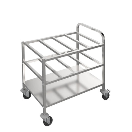 GGM Gastro Catering Trolley - Commercial Service & Clearing Trolley- 815x530mm - 2 Tier - for 12 x GN 1/6 per tier