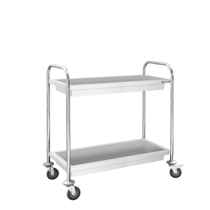 GGM Gastro Catering Trolley - Commercial Service & Clearing Trolley - 950x500mm - 2 Tier