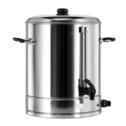 GGM Gastro Catering Water Boiler & Mulled Wine Urn - 31L - 3kW - Adjustable Thermostat 30–110°C - Stainless Steel - with Dispensing Tap - Ideal for Mulled Wine
