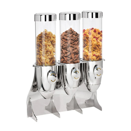 GGM Gastro Cereal Dispenser - triple - Ø115mm - Rotary Dispense
