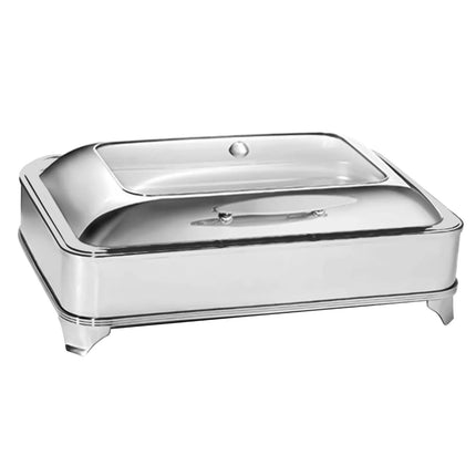 GGM Gastro Chafing Dish - GN 1/1 - with Glass Lid (soft-close)