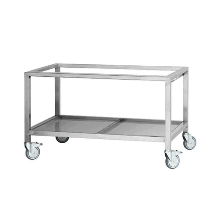 GGM Gastro Chân Đứng Hở Di Động - 1395x910x820mm - Thép Không Gỉ - Có Bánh Xe - Cho Dòng ERHM, GHKM & EHKM