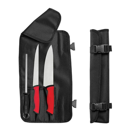 GGM Gastro Chef Knife Set with Sharpening Steel - Blade: 210mm