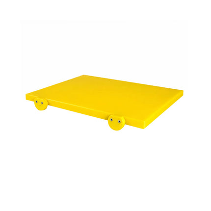 GGM Gastro Chopping Board - 250x400mm - Thickness: 20mm - HACCP-Compliant - HDPE - Yellow