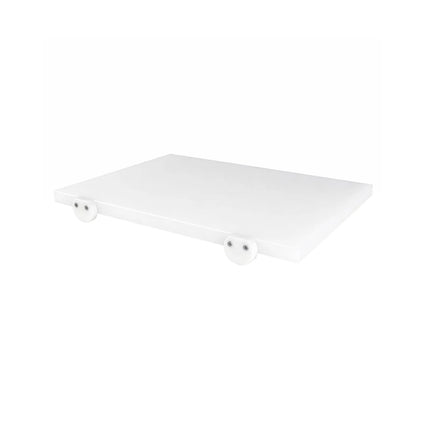 GGM Gastro Chopping Board - 250x400mm - Thickness: 20mm - HACCP-Compliant - HDPE - White
