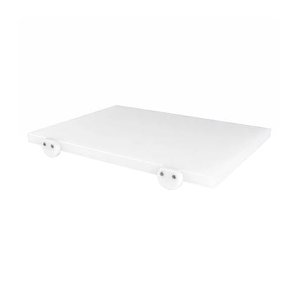 GGM Gastro Chopping Board - 300x500mm - Thickness: 20mm - HACCP-Compliant - HDPE - White
