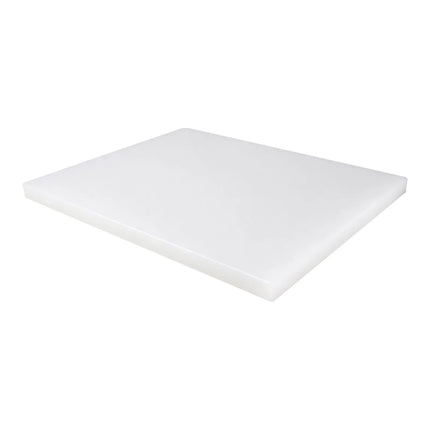 GGM Gastro Chopping Board - 325x530mm - Thickness: 20mm - HACCP-Compliant - HDPE - White