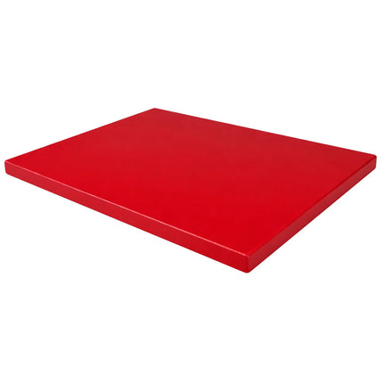GGM Gastro Chopping Board - 600x400mm - Thickness: 20mm - HACCP-Compliant - HDPE - Red