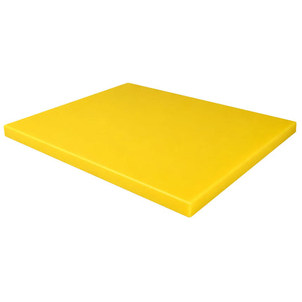 GGM Gastro Chopping Board - 600x400mm - Thickness: 20mm - HACCP-Compliant - HDPE - Yellow
