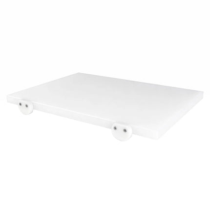 GGM Gastro Chopping Board - 600x400mm - Thickness: 20mm - HACCP-Compliant - HDPE - White
