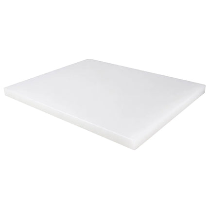 GGM Gastro Chopping Board - 600x400mm - Thickness: 20mm - HACCP-Compliant - HDPE - White