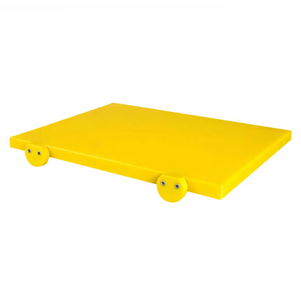 GGM Gastro Chopping Board - 600x400mm - Thickness: 20mm - HACCP-Compliant - HDPE - Yellow