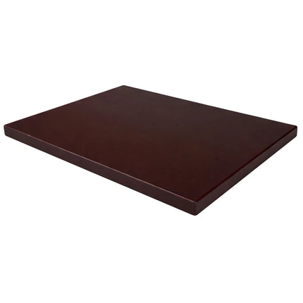 GGM Gastro Chopping Board - 600x400mm - Thickness: 20mm - HACCP-Compliant - Polyethylene - Brown