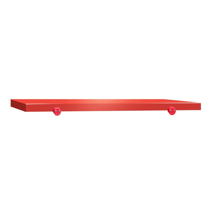 GGM Gastro Chopping Board for Prep Table - 1000x600mm - Thickness: 40mm - HACCP-Compliant - PE 500 (HDPE) - Red