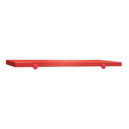 GGM Gastro Chopping Board for Prep Table - 1200x600mm - Thickness: 40mm - HACCP-Compliant - PE500 (HDPE) - Red