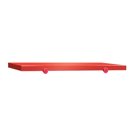 GGM Gastro Chopping Board for Prep Table - 800x800mm - Thickness: 40mm - HACCP-Compliant - PE 500 (HDPE) - Red