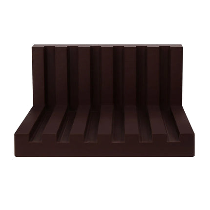 GGM Gastro Chopping Board Rack for 20mm Boards - 6 Slots - Polyethylene - Brown