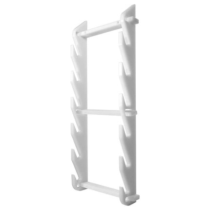 GGM Gastro Chopping Board Rack for 20mm Boards - 6 Slots - Polyethylene - White