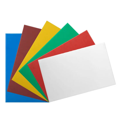 GGM Gastro Chopping Board Set - 325x530mm - Thickness: 10mm - HACCP-Compliant - HDPE - Multicolour