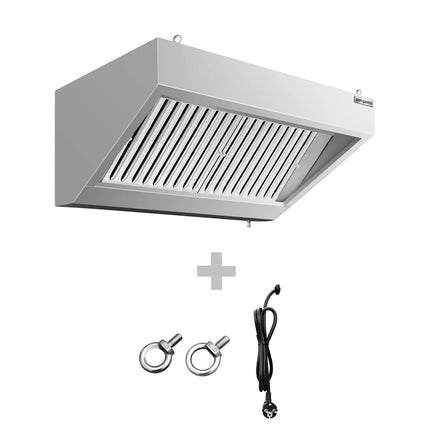GGM Gastro Chụp Hút Mùi Gắn Tường - 1000mm - Kèm Bộ Lọc Vách Ngăn & Đèn LED