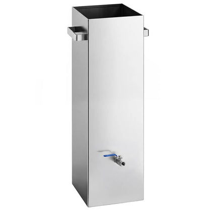 GGM Gastro Cleaning Tank for Chicken Rotisserie Skewers - 300x300x990mm - Stainless Steel