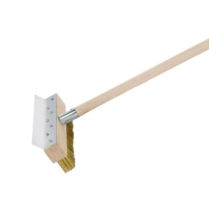 GGM Gastro Cọ Lò Pizza Có Dao Cạo - 270x1002x50mm - Lông Đồng - Cán Gỗ