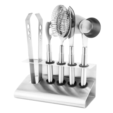 GGM Gastro Cocktail kit - incl. jigger, strainer, ice tongs, bar knife & bottle opener