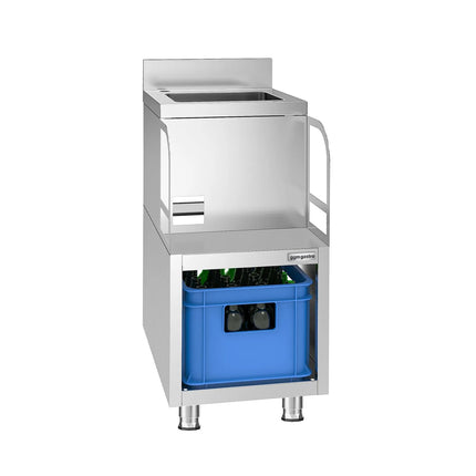 GGM Gastro Cocktail Station - Stainless Steel - 400x590mm - with platform for bar blender & sink