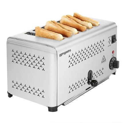 GGM Gastro Commercial 6 Slice Toaster - 1.8kW