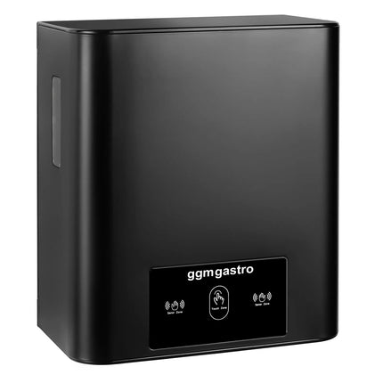 GGM Gastro Commercial Automatic Hand Towel Roll Dispenser - with Sensor - Stainless Steel - Black