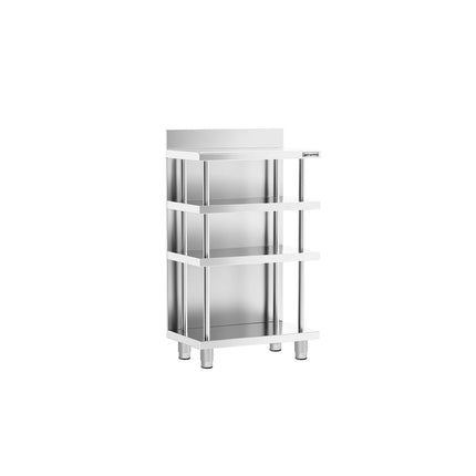 GGM Gastro Commercial Bar Work-Table - Stainless Steel - 600x400mm - with 4 shelves